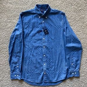 Real Indigo Tommy Hilfiger Button Down Shirt